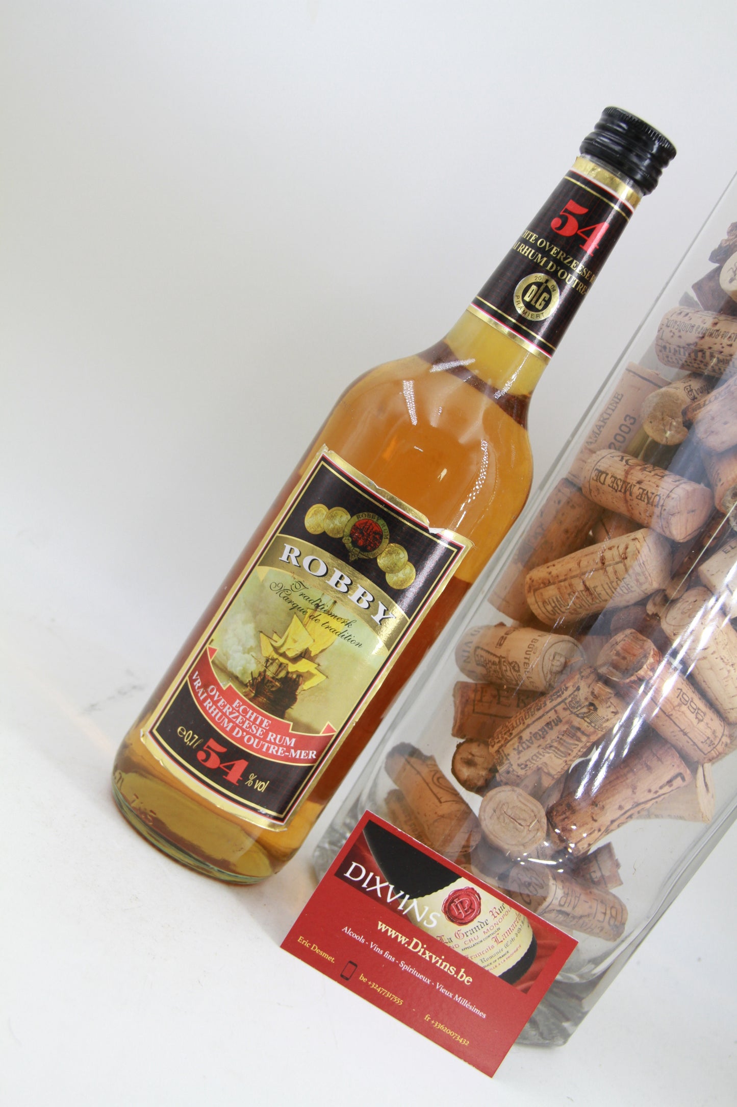 Rhum Robby 80 ties 70cl. 54% - Eric-Dixvins