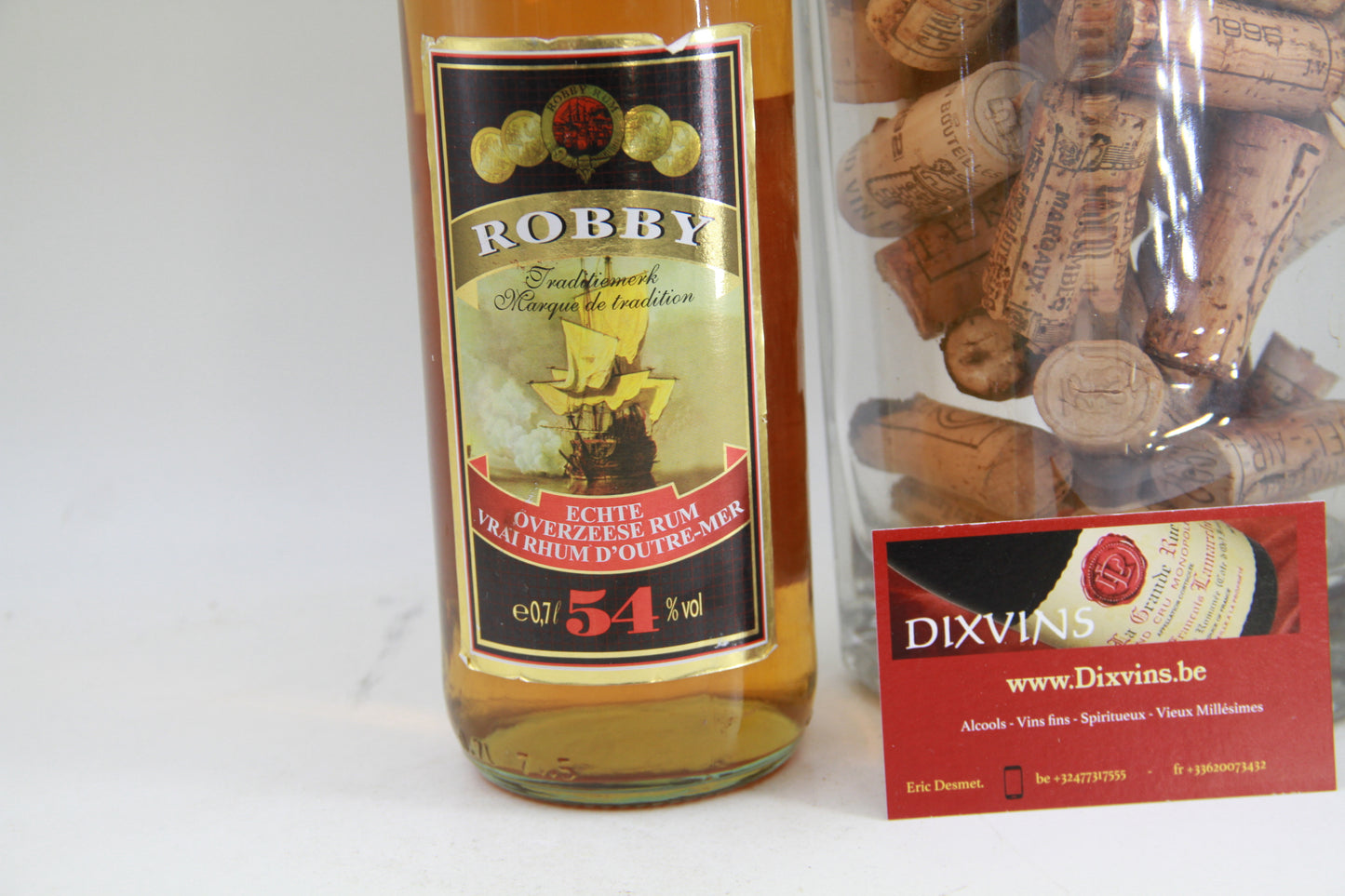 Rhum Robby 80 ties 70cl. 54% - Eric-Dixvins