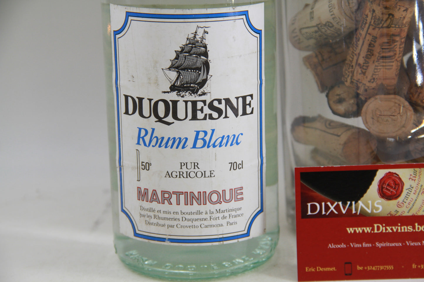 Rhum Duquesne 70 ties Pur Agricole. 70cl. 50° - Eric-Dixvins