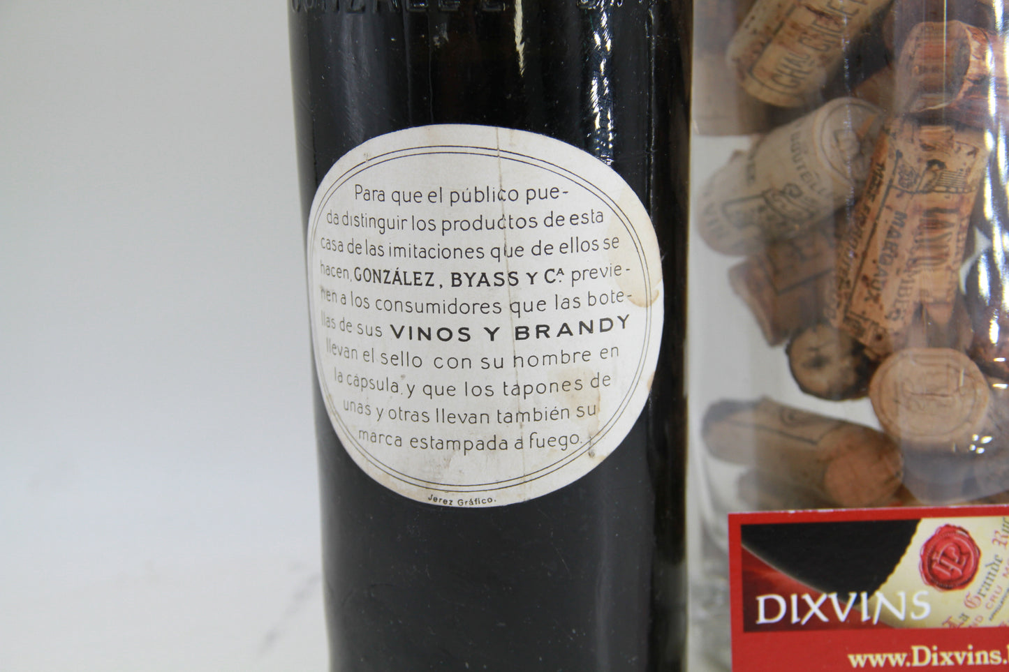 Amontillado sec Gonzalez Byass 1940 - Eric-Dixvins