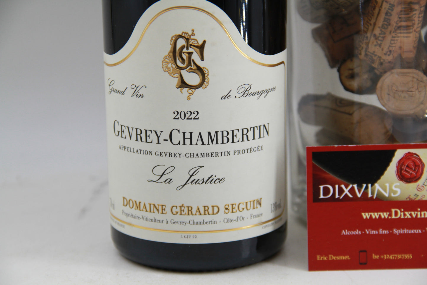 Gevrey Cambertin La Justice. ** 2022 ** Domaine Gérard Seguin - Eric-Dixvins