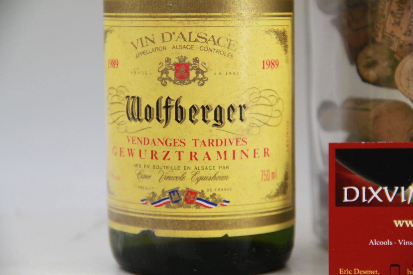 Gewurztraminer " Vendanges Tardives " 1989 Wolfberger - Eric-Dixvins
