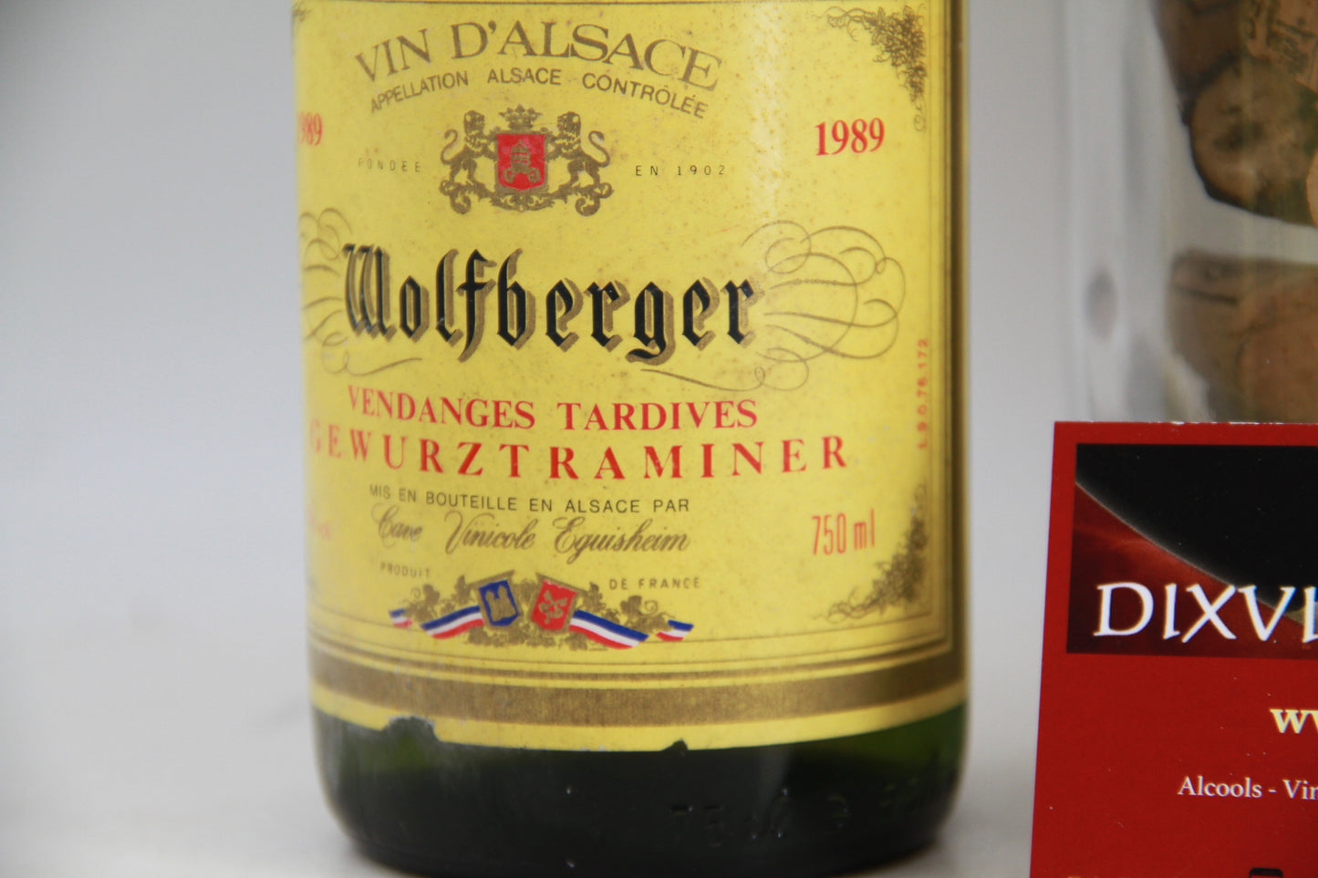 Gewurztraminer " Vendanges Tardives " 1989 Wolfberger - Eric-Dixvins