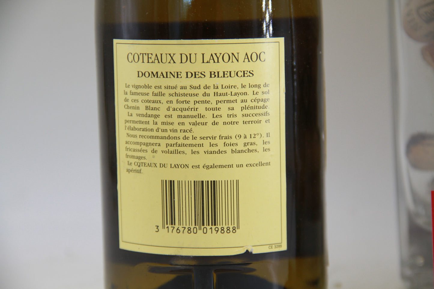 - Coteaux Du Layon ** 2000 ** Domaine Des Bleuces - Eric-Dixvins