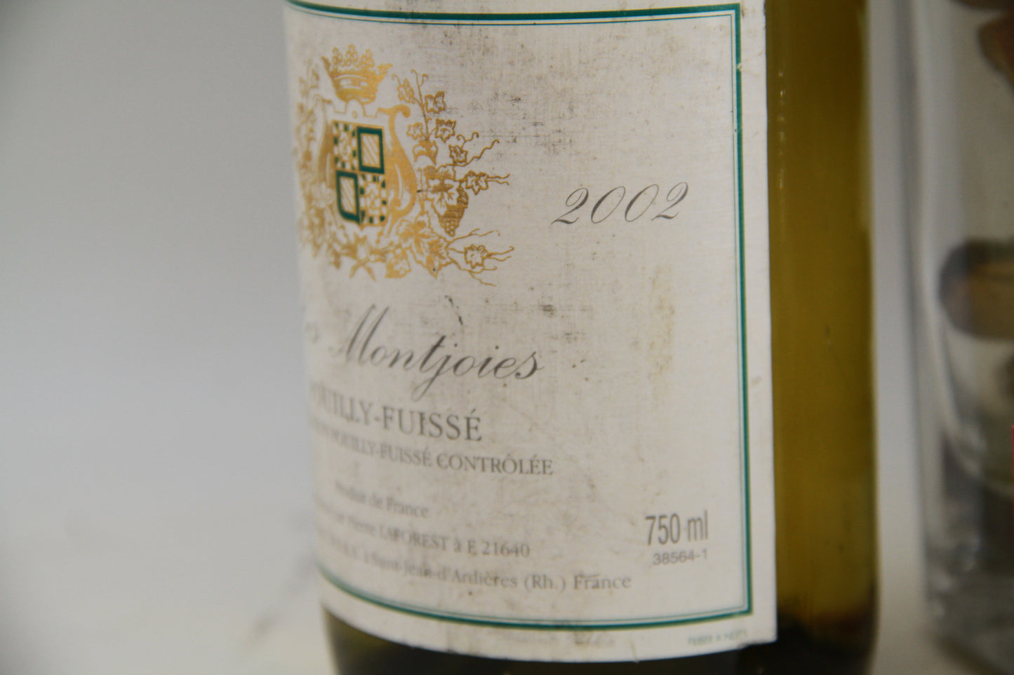 - Pouilly-Fuissé " Les Montjoies " ** 2002 ** P Laforest - Eric-Dixvins