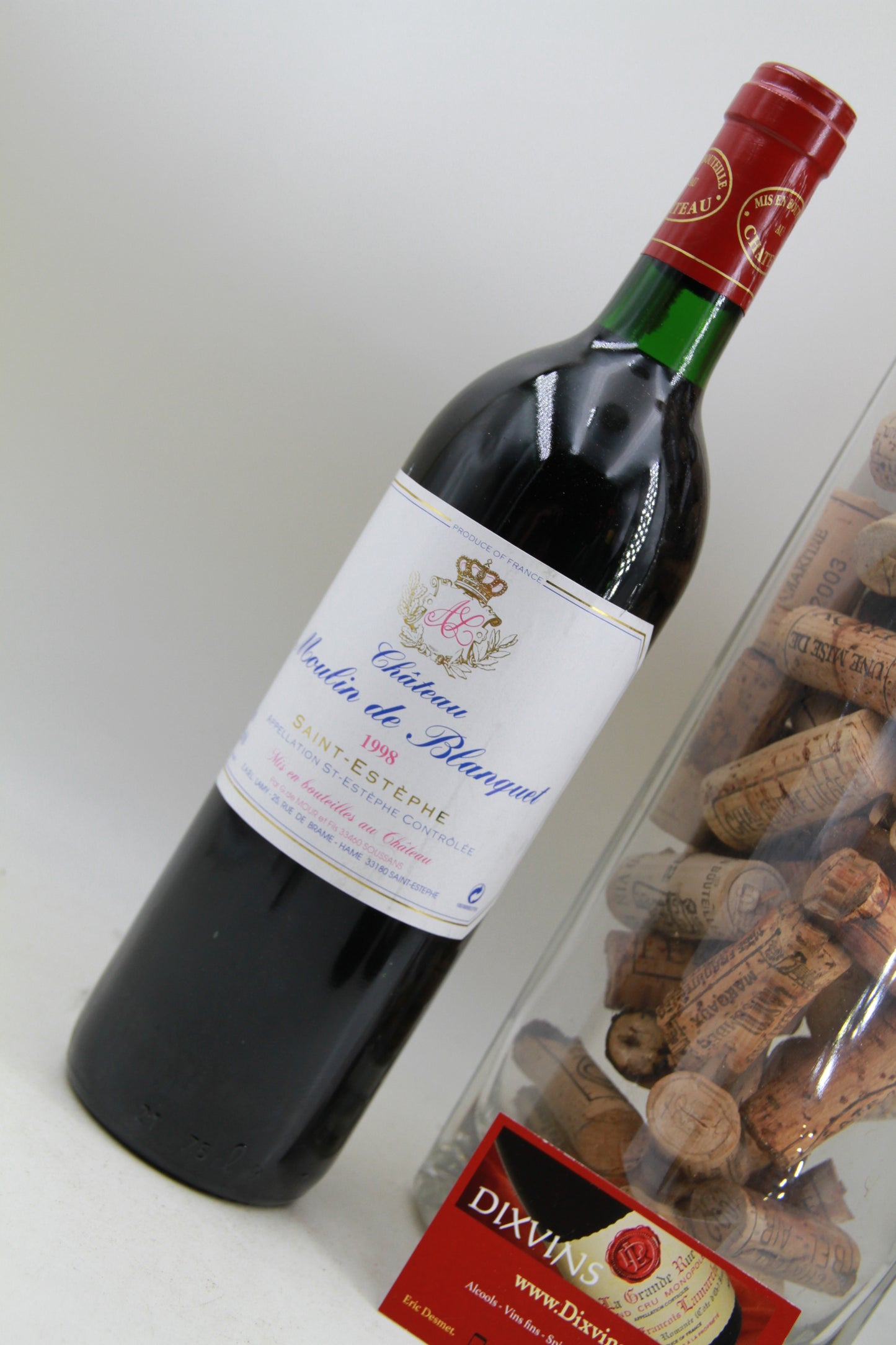 Chateau Moulin de Blanquet ** 1998 ** Saint Estéphe - Eric-Dixvins