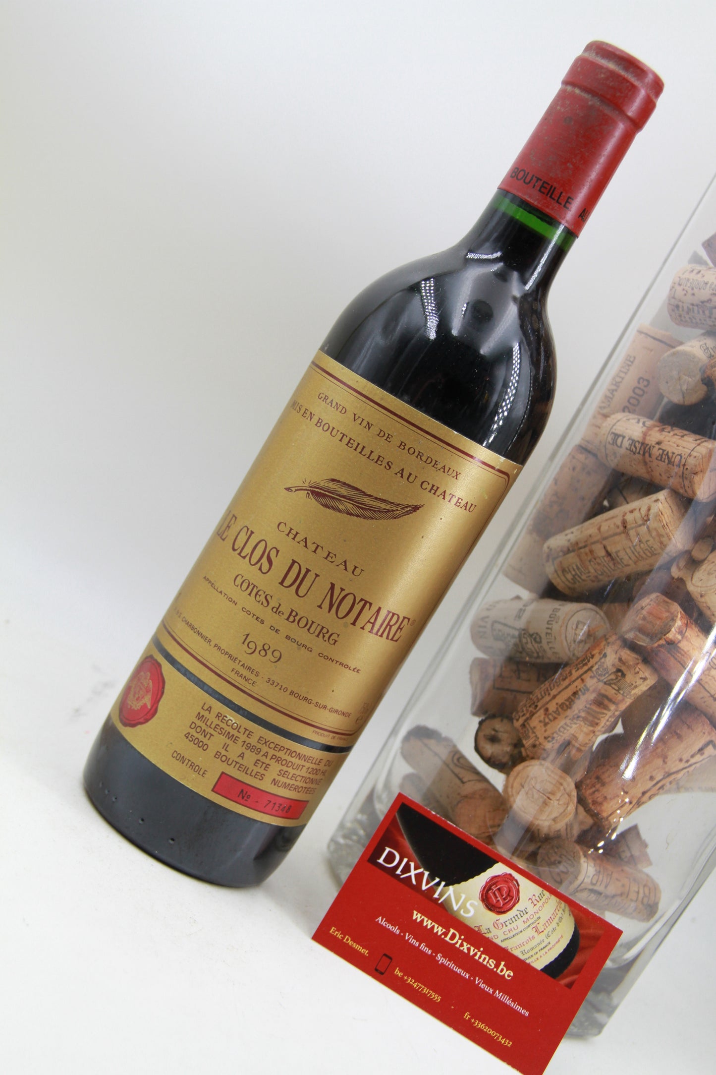 Le Clos du Notaire 1989 Cotes de Bourg - Eric-Dixvins