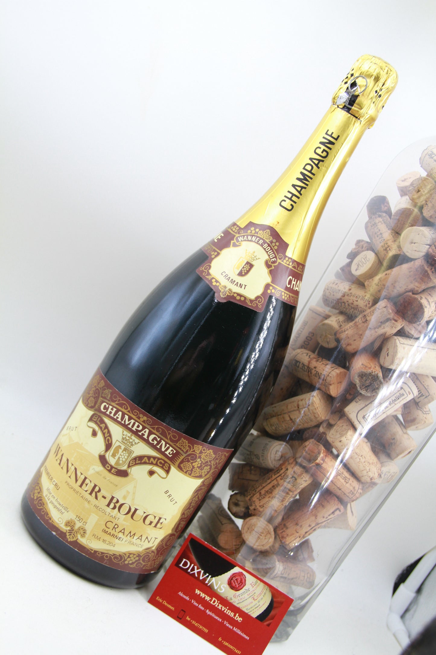 Champagne Wanner Bouge " Brut " Cramant 1,5L Magnum - Eric-Dixvins