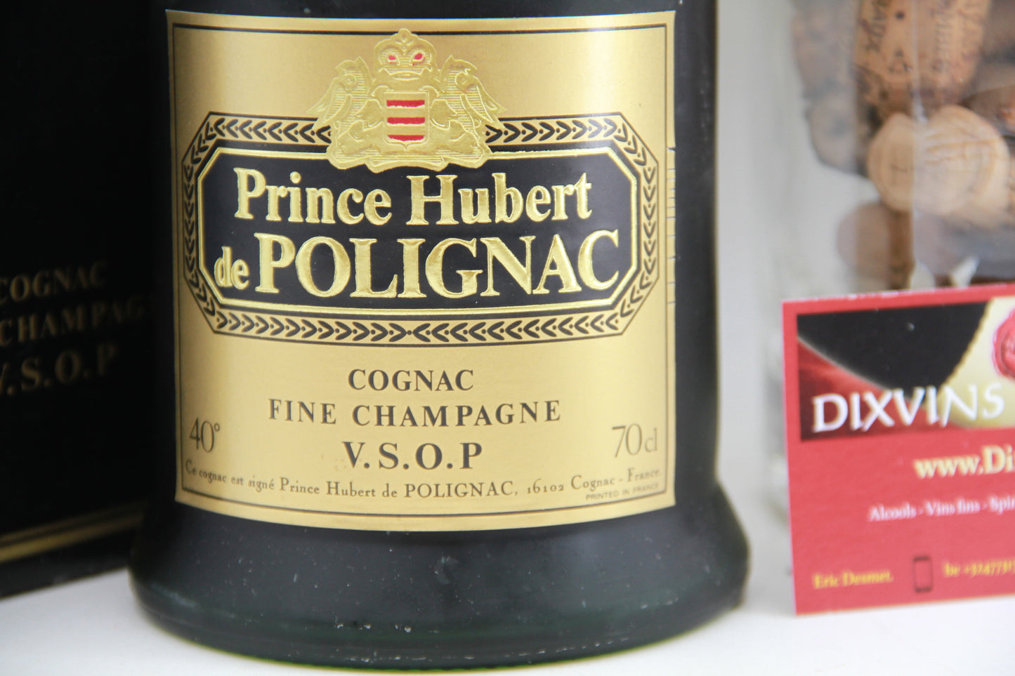 - Cognac Fine Champagne Prince Hubert de Polignac Cognac. 80 ties
