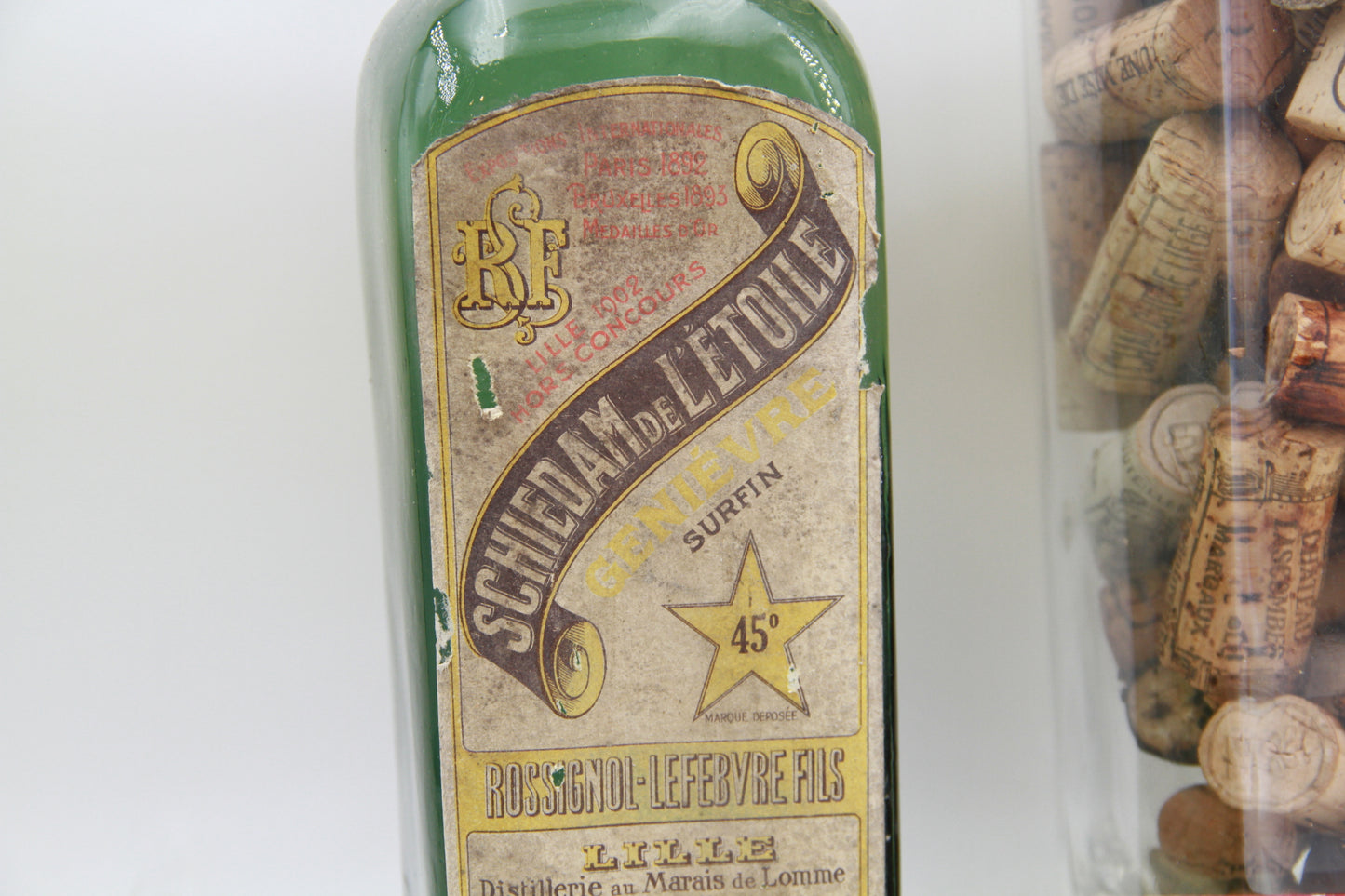 Genièvre Schiedam de L'Etoile Rossignol-Lefebvre Fils. +- 1910