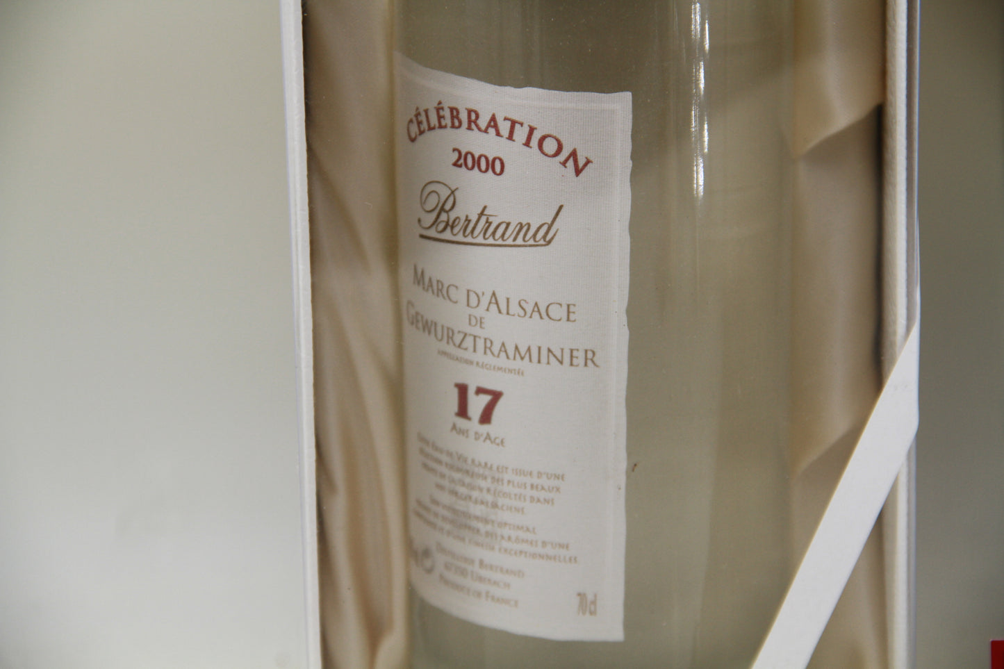 Marc D Alsace de Gewurtraminer Célébration 2000. 17ans d'age - Récolte 82