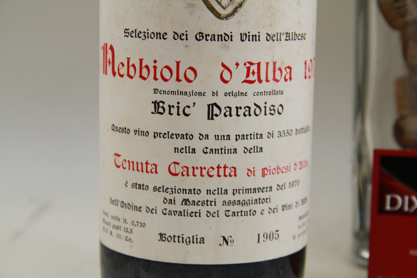 Nebbiolo d' Alba. Eric Pradiso 1971