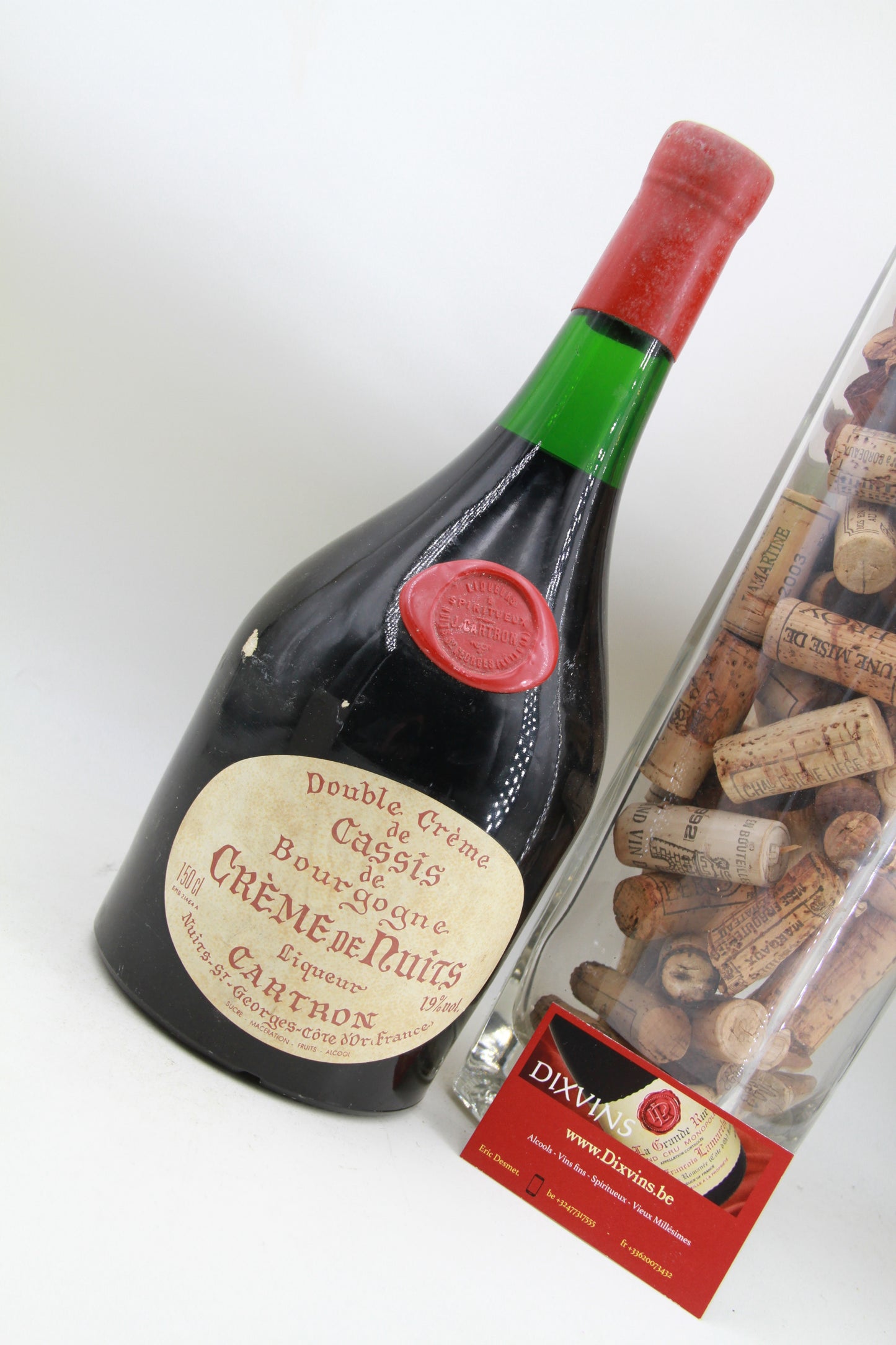Double crème de Cassis de Bourgogne Liqueur Carton