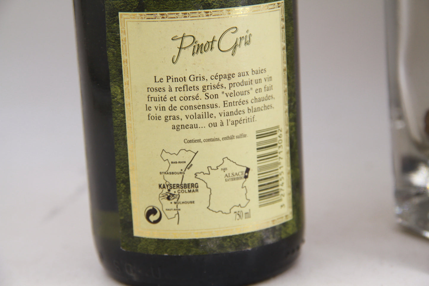 Pinot Gris Cellier de La Weiss. 2006 Alsace