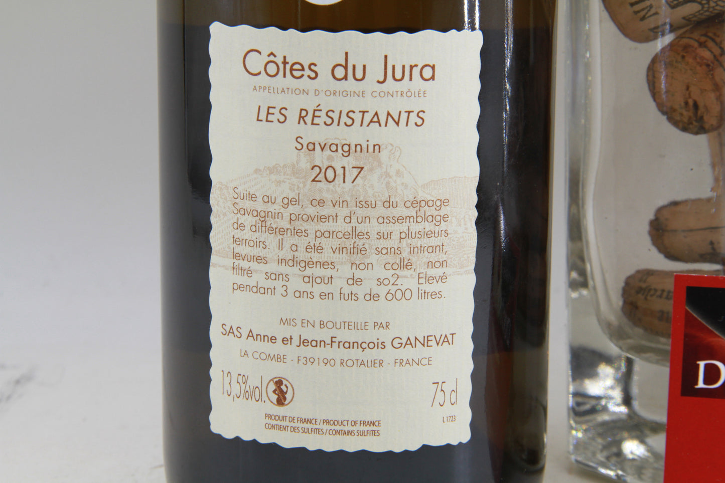 Cotes de jura " Les Résistants " Savagnin **2017 ** Anne & J Francois Ganevat
