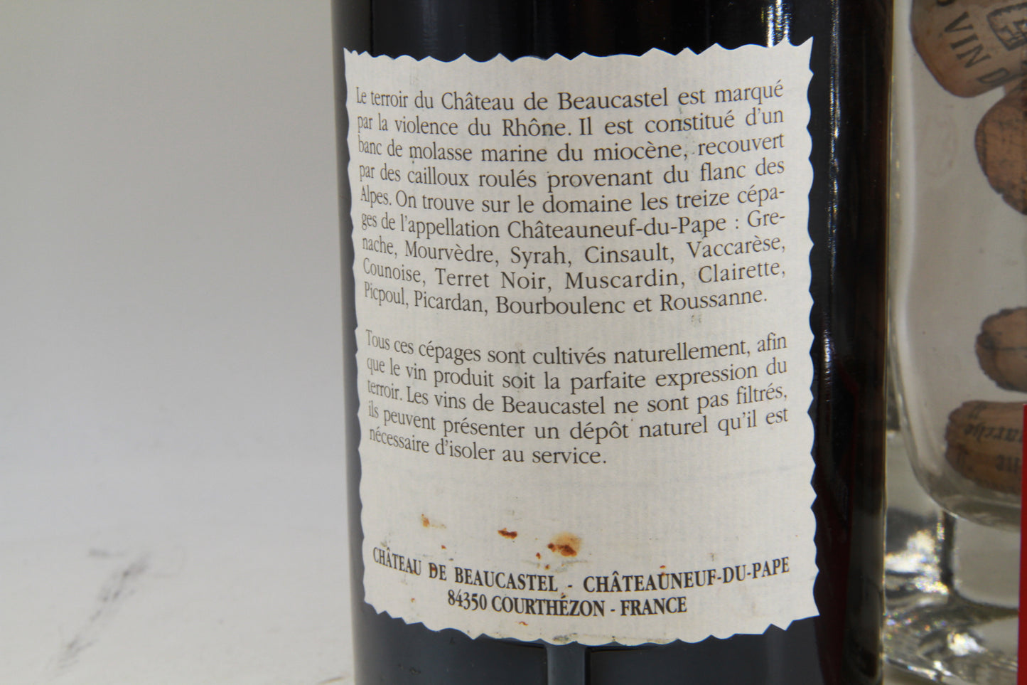 Chateauneuf Du Pape Chateau De Beaucastel 1993