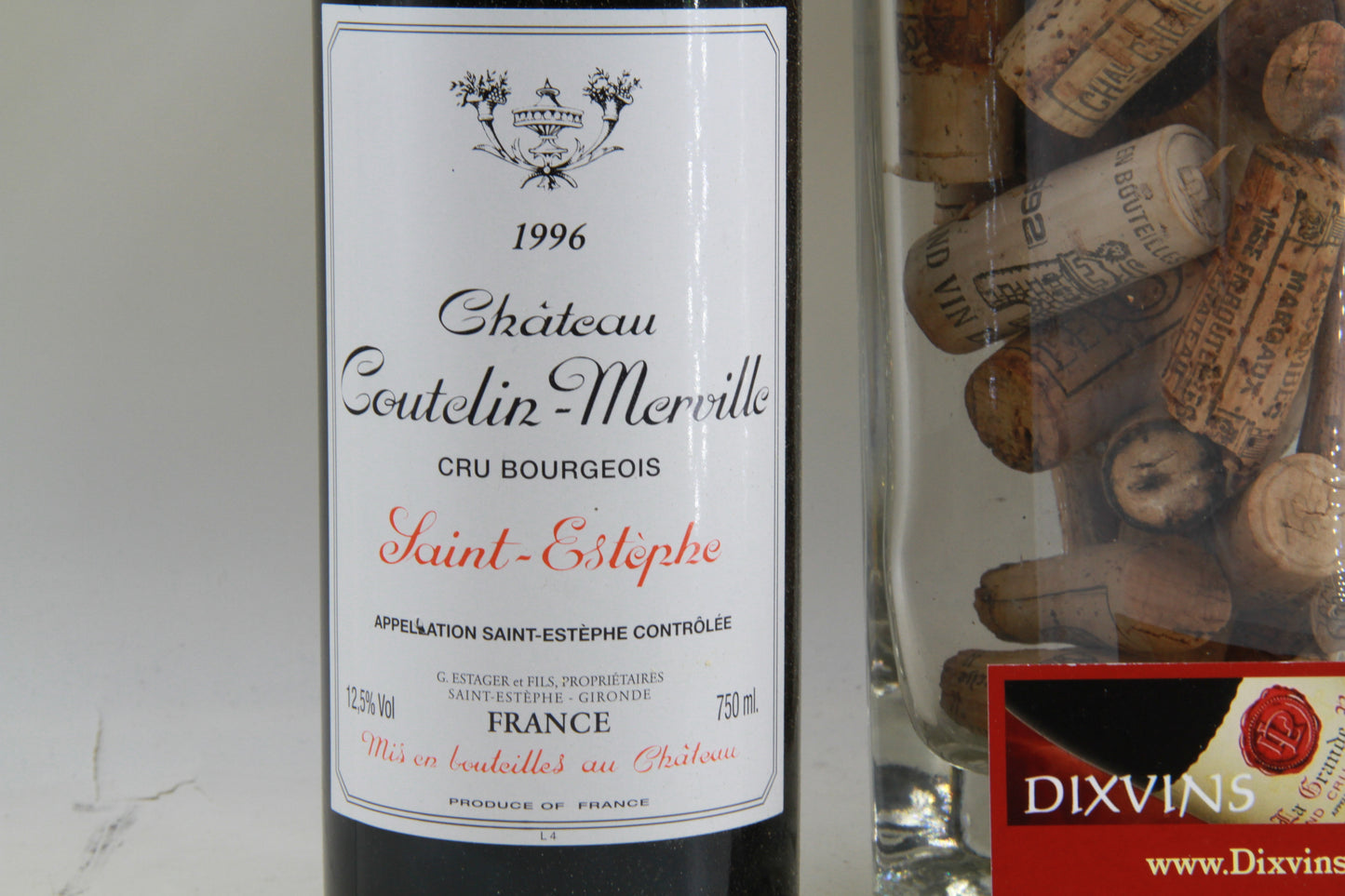 Chateau Coutelin-Merville Cru Bourgeois Saint Éstephe 1996