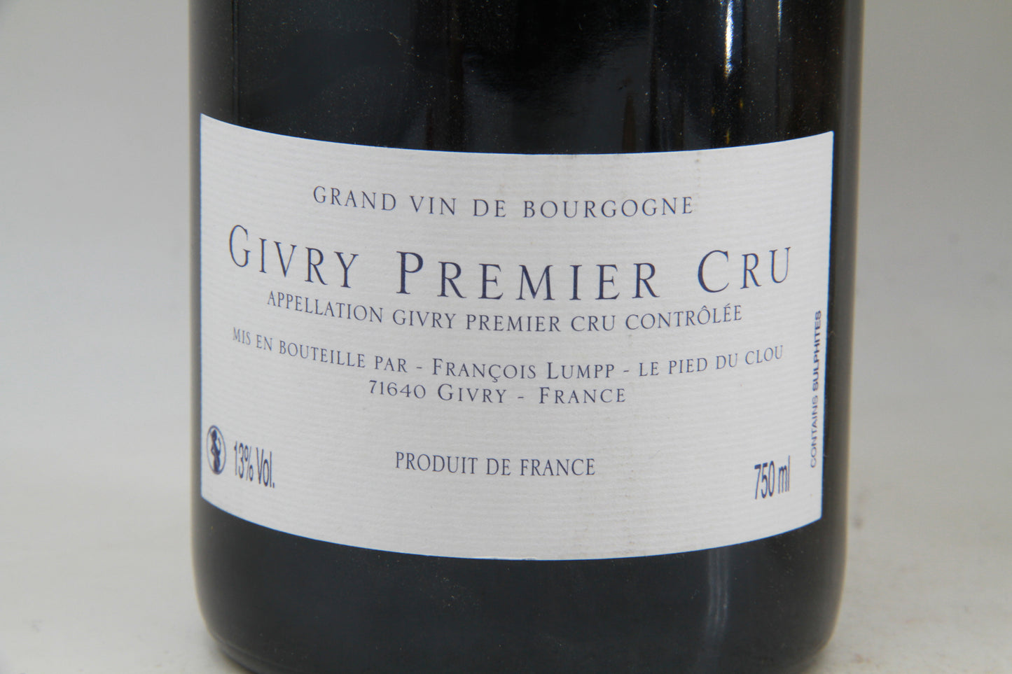 -Givry 1er Cru " La Brulée " **2013** Domaine Francois Lumpp