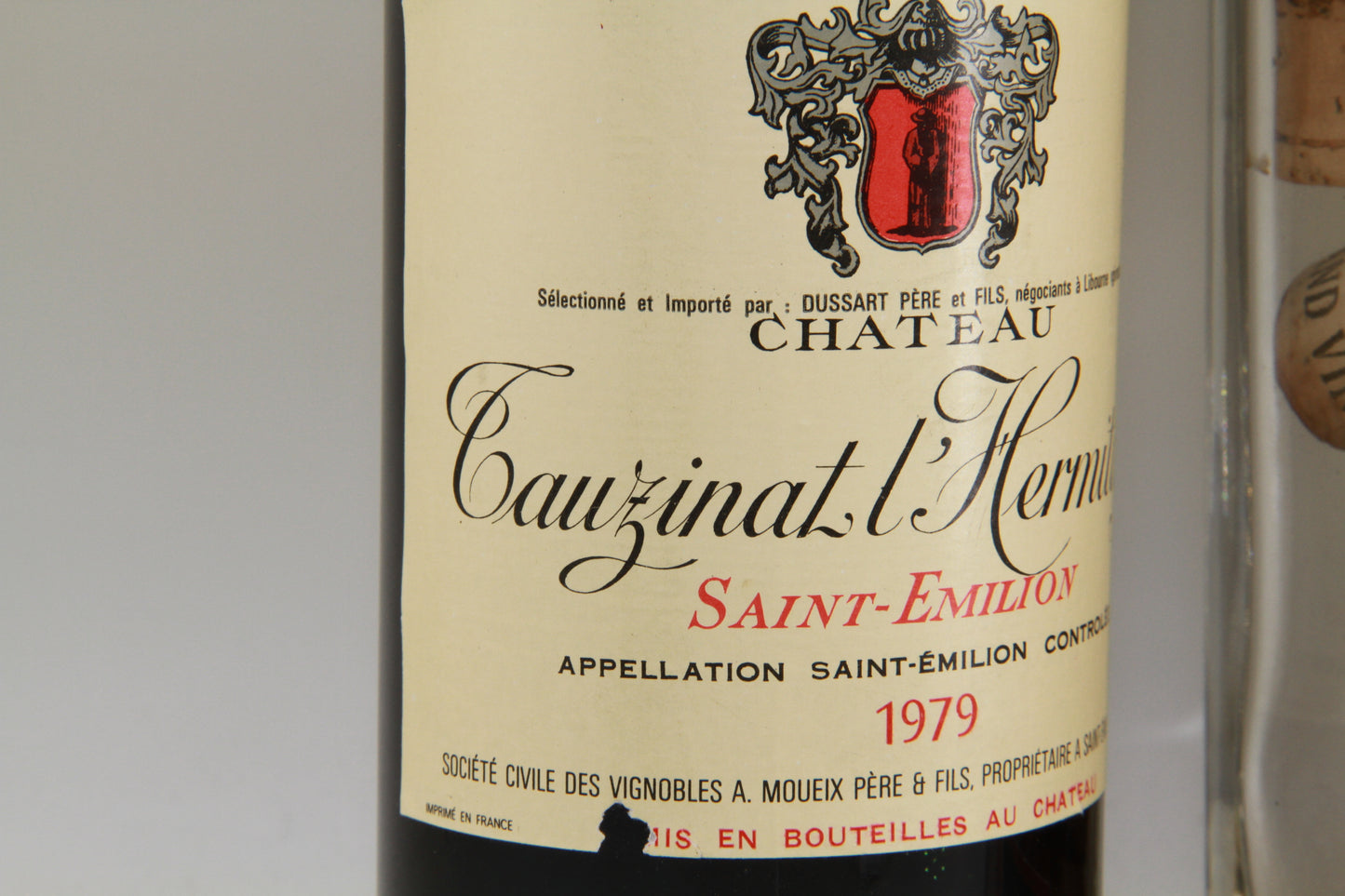 Chateau Tauzinat L'Hermitage. Saint Emilion. 1979