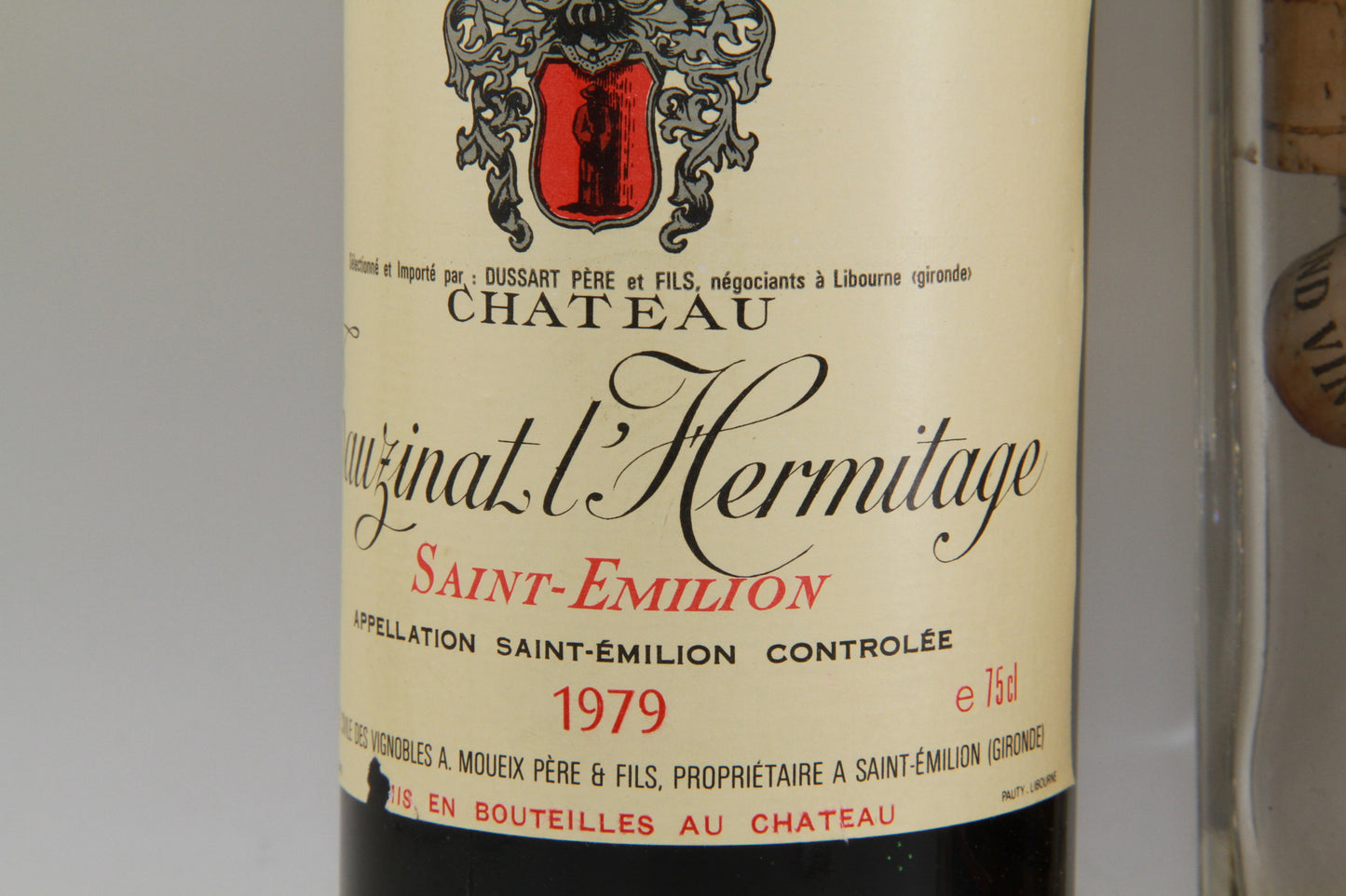 Chateau Tauzinat L'Hermitage. Saint Emilion. 1979