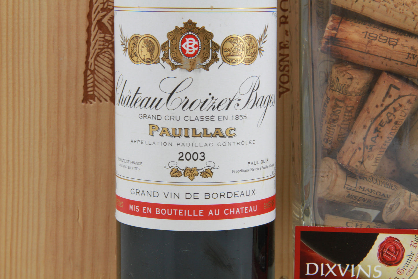 Chateau Croizet Bages. Grand Cru Classé Pauillac 2003