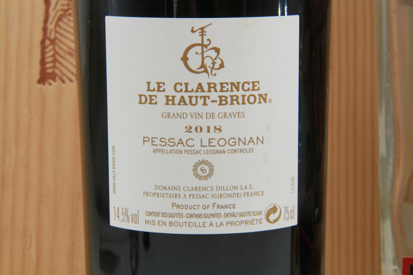 Le Clarence De Haut Brion Pessac Léognan. 2018