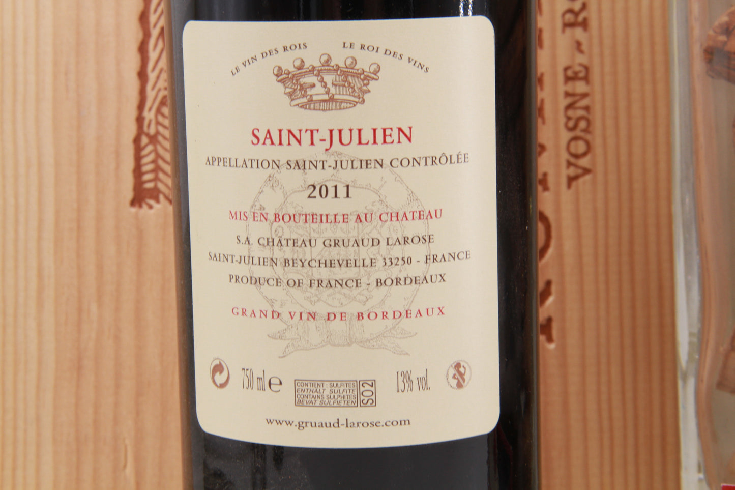 Chateau Gruaud Larose Grand Cru Classé Saint Julien 2011