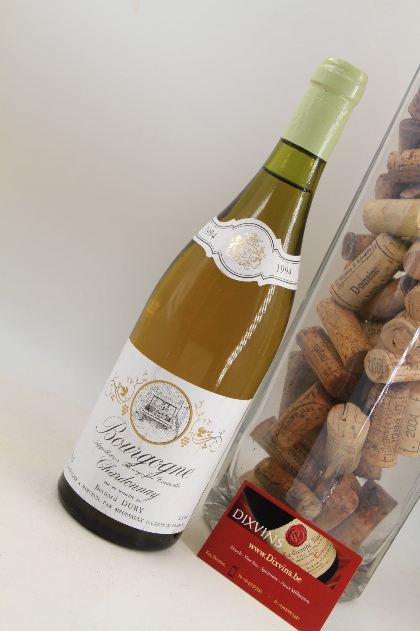 - Bourgogne " Chardonnay " ** 1994 ** Bernard Dury - Eric-Dixvins