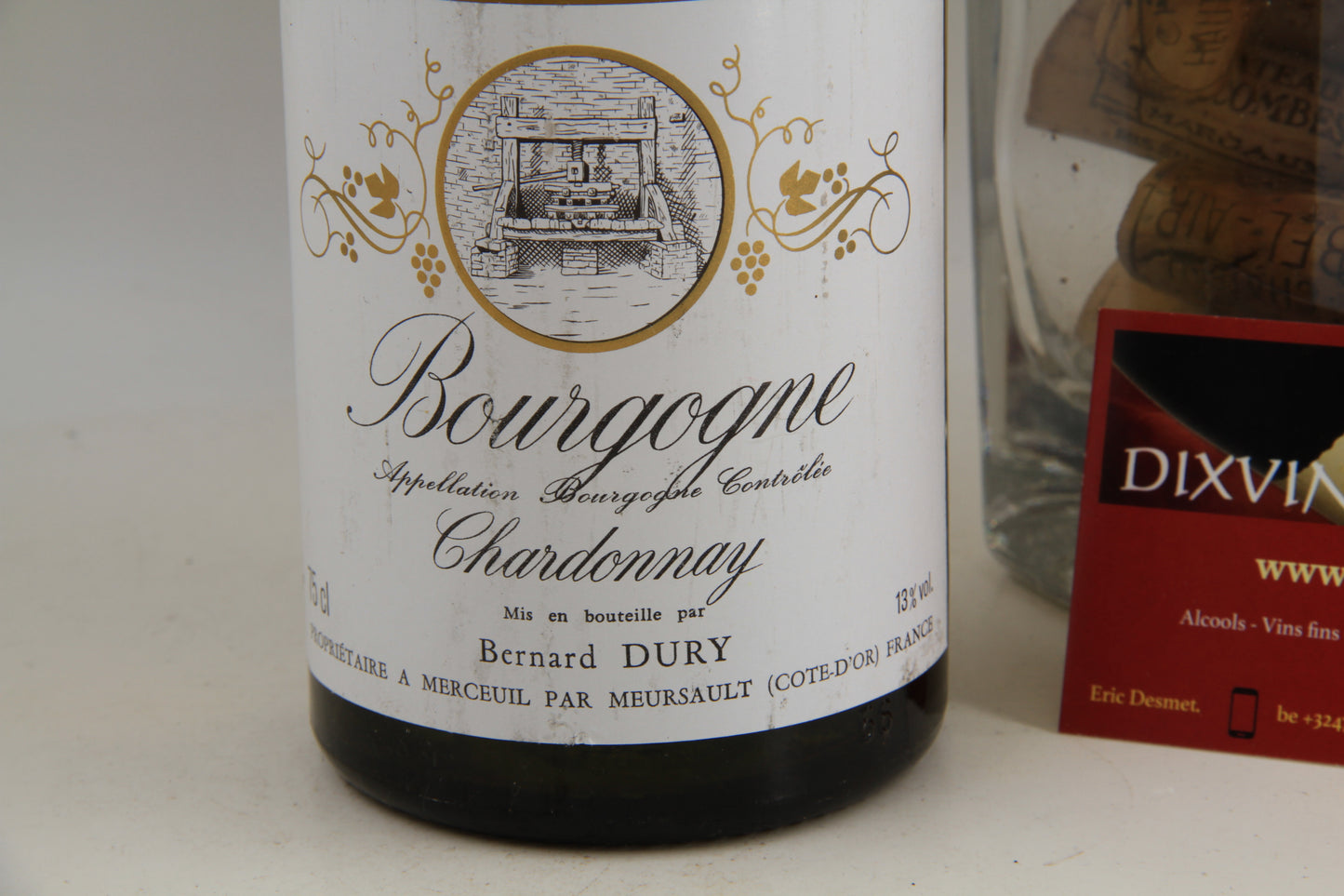 - Bourgogne " Chardonnay " ** 1994 ** Bernard Dury - Eric-Dixvins