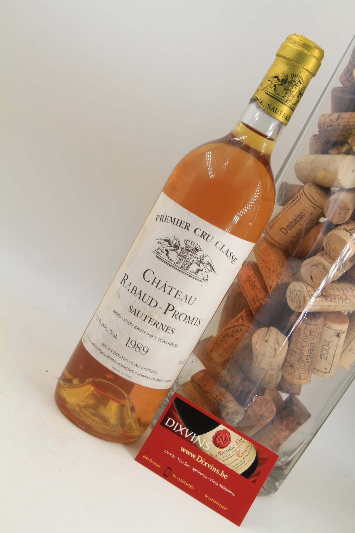Chateau "Rabaud-Promis ** 1989 ** 1er Grand Cru Classé Sauternes - Eric-Dixvins