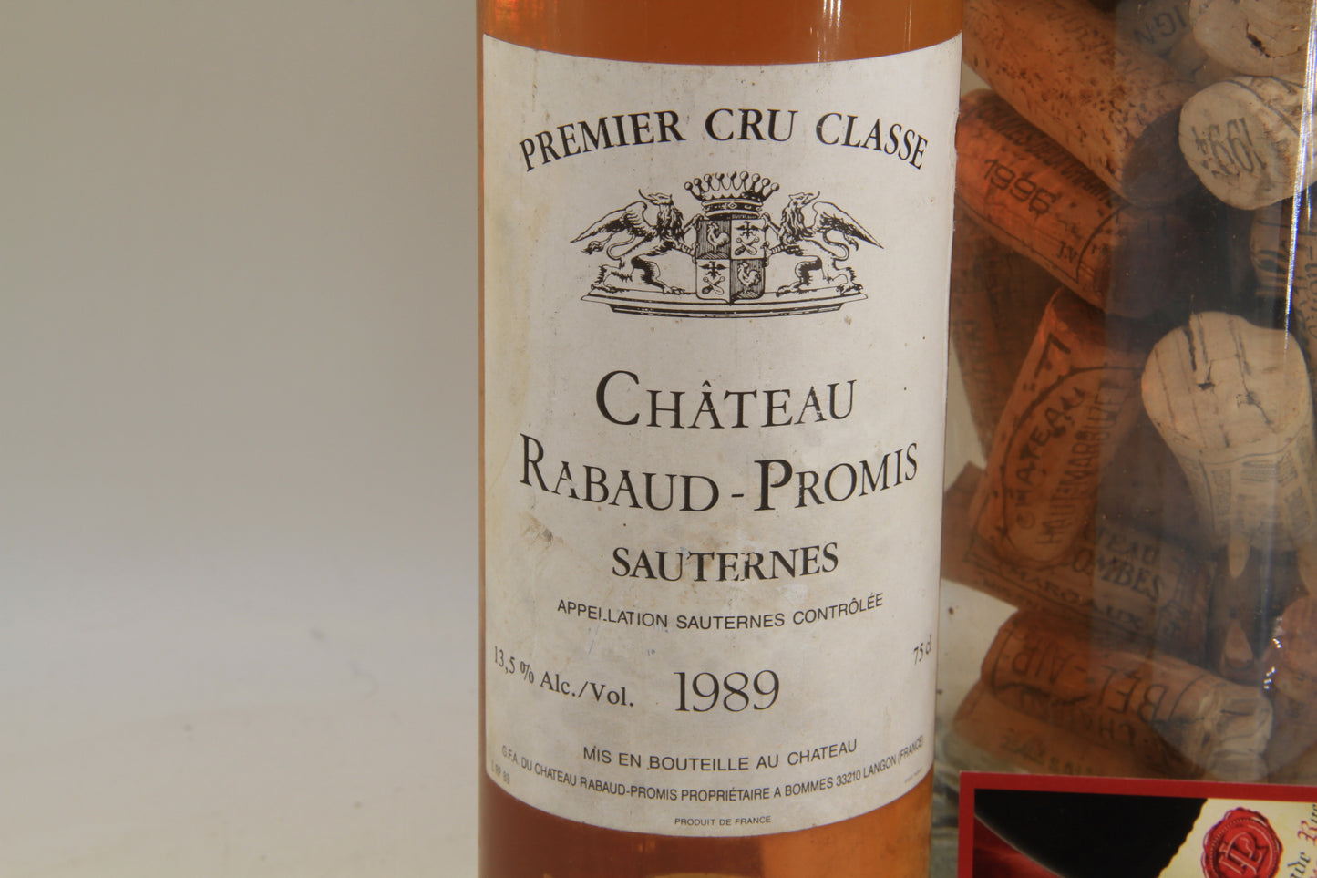 Chateau "Rabaud-Promis ** 1989 ** 1er Grand Cru Classé Sauternes - Eric-Dixvins