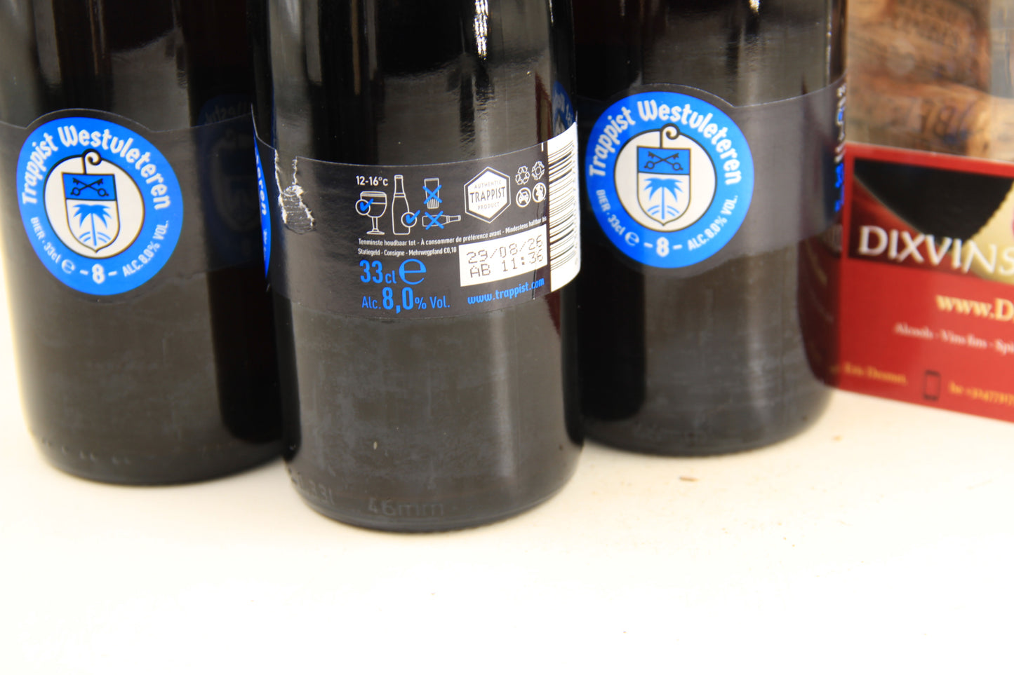 Trapiste Westvleteren. 8° lot 4x bouteilles - Eric-Dixvins