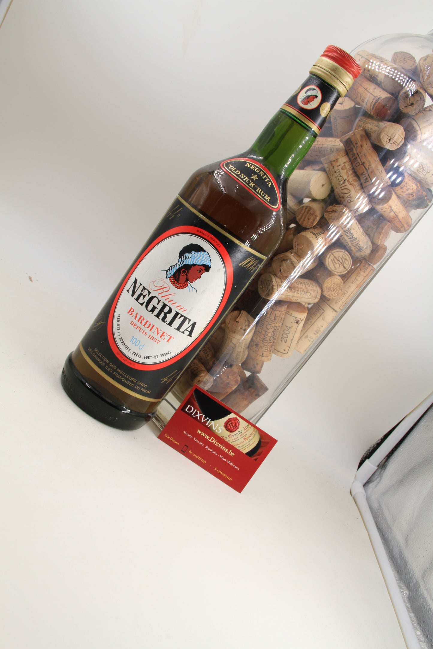 Rhum Négrita Bardinet 90 ties 100cl. 44% - Eric-Dixvins