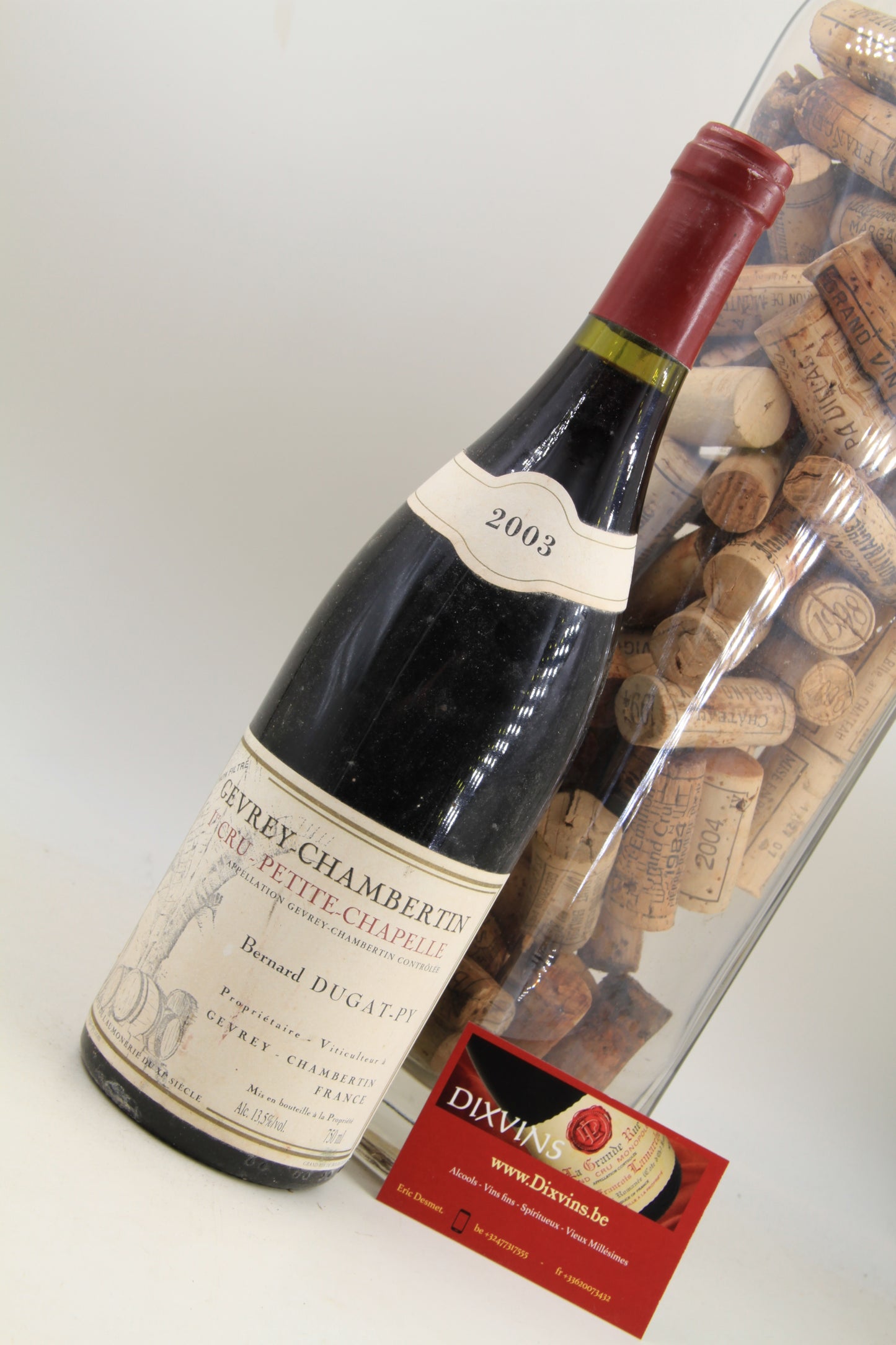 - Gevrey Chambertin 1er Cru " Petite Chapelle " **2003 ** Dugat Py - Eric-Dixvins