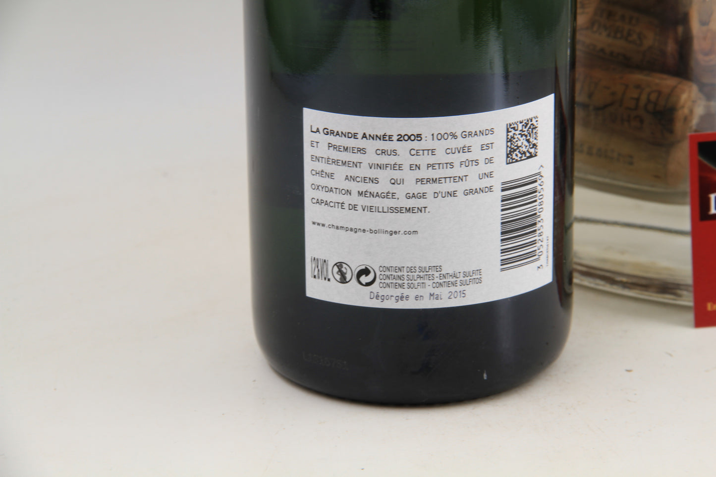Champagne Bollinger " 2005 " La Grande Année - Eric-Dixvins