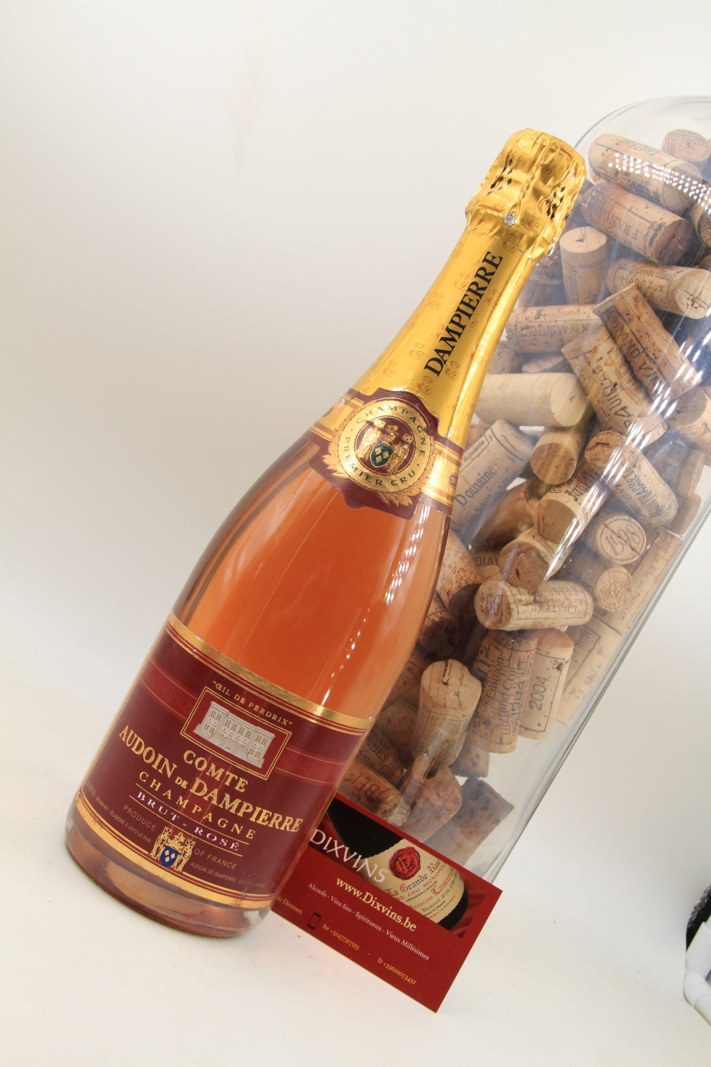 Champagne 1er Cru "Oeil De Perdrix" Comte Audoin De Dampierre Brut rosé - Eric-Dixvins