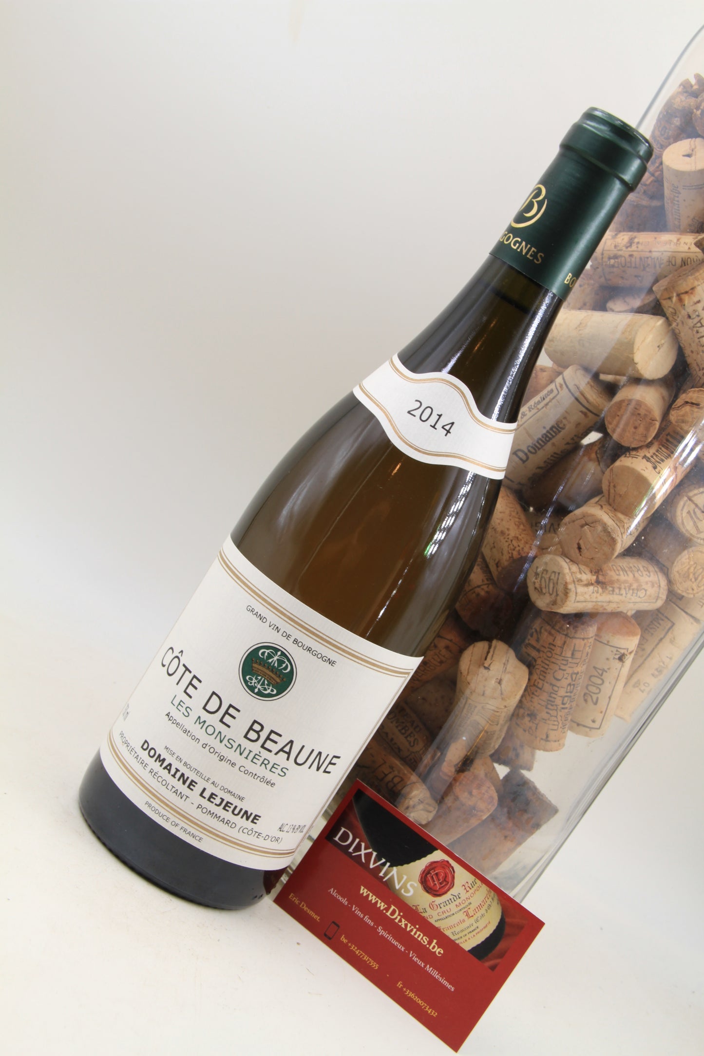 - Cote de Beaune " Les Monsnières " ** 2014 ** Domaine Lejeune - Eric-Dixvins