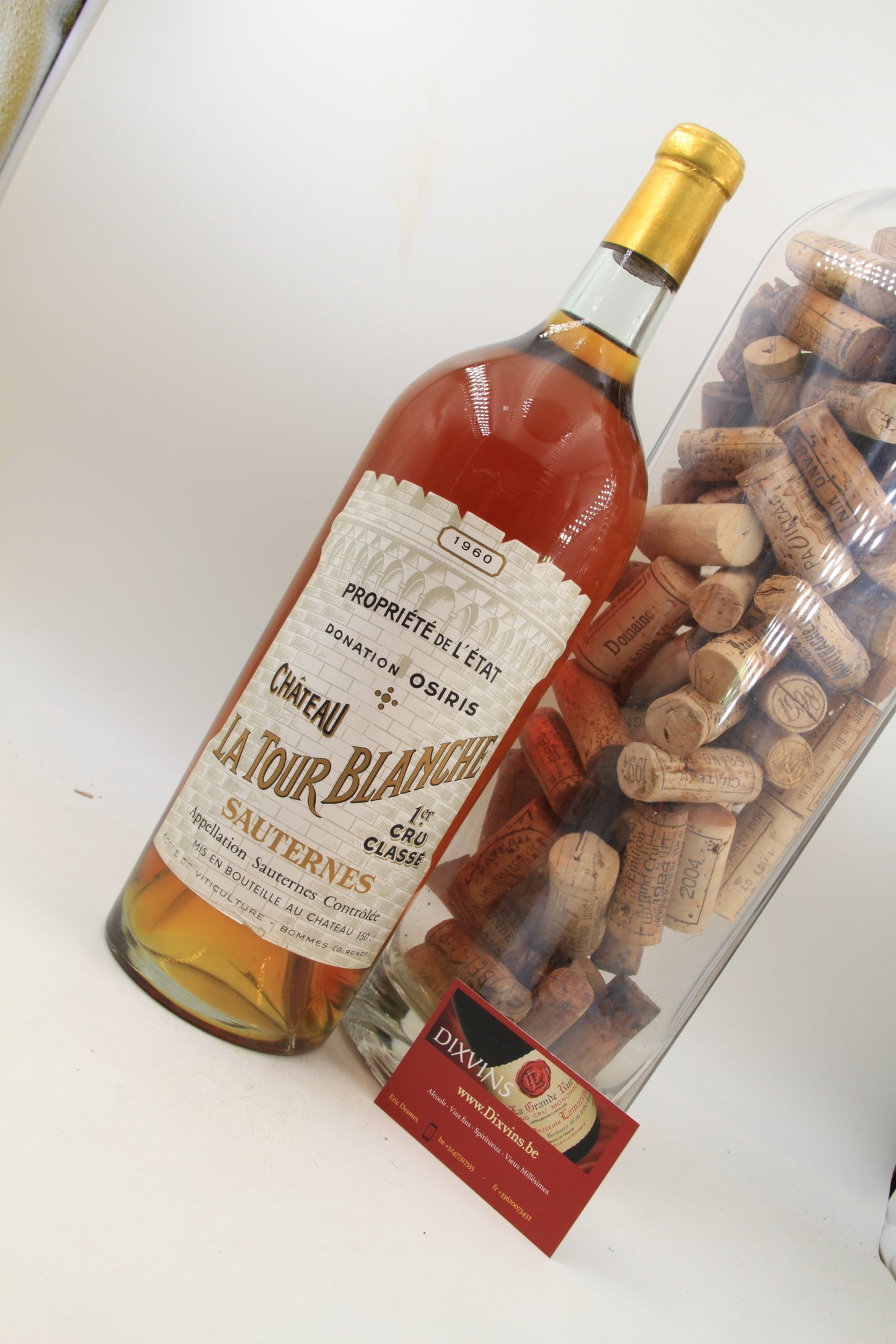 Chateau La Tour Blanche ** 1960** Magnum 1,5 L. 1er Grand Cru Classé Sauternes - Eric-Dixvins