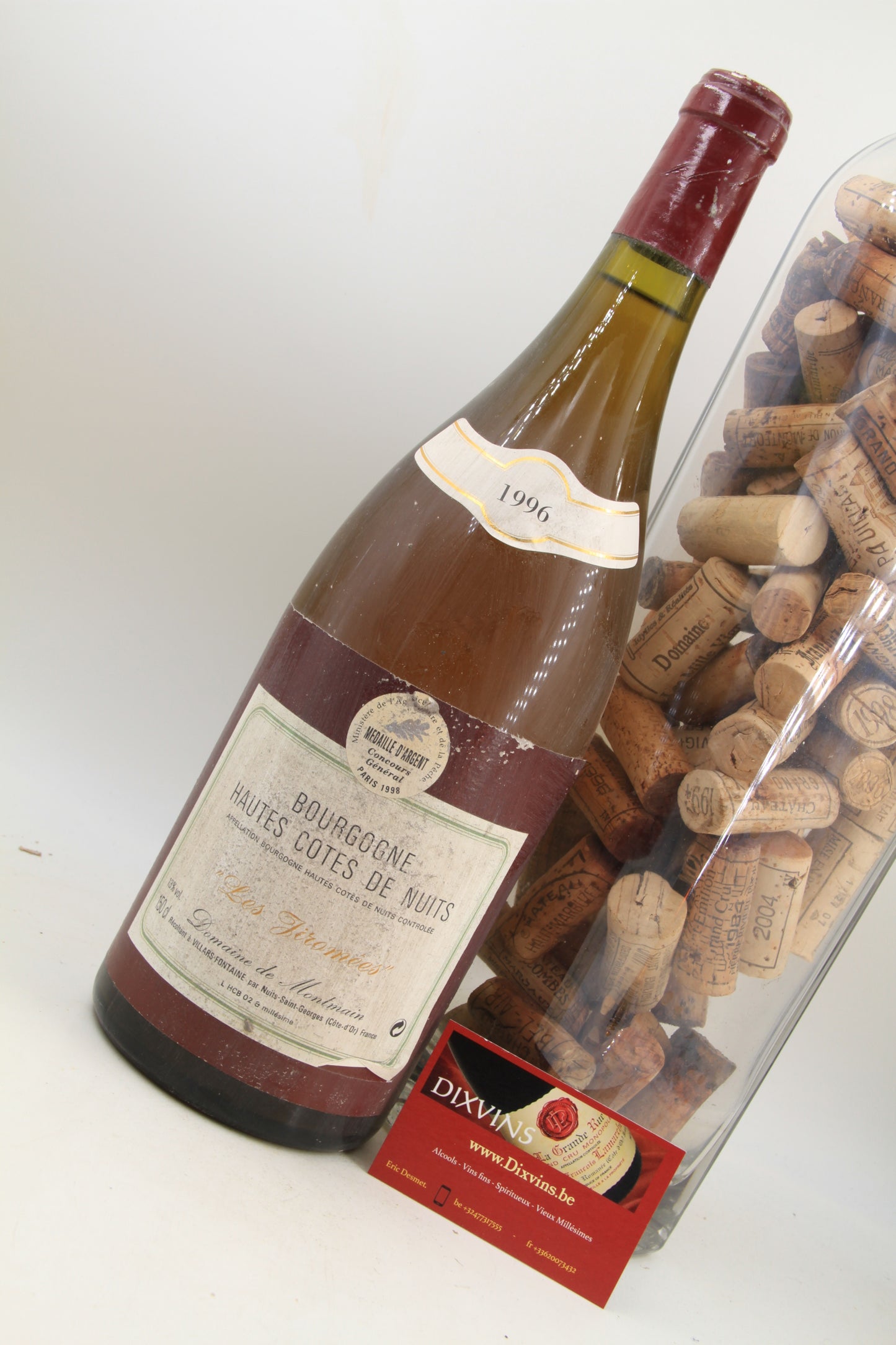 - Bourgogne Hautes Cotes De Nuits " Les Jiromées **1996 ** Magnum 1,5L. Domaine de Montmain - Eric-Dixvins