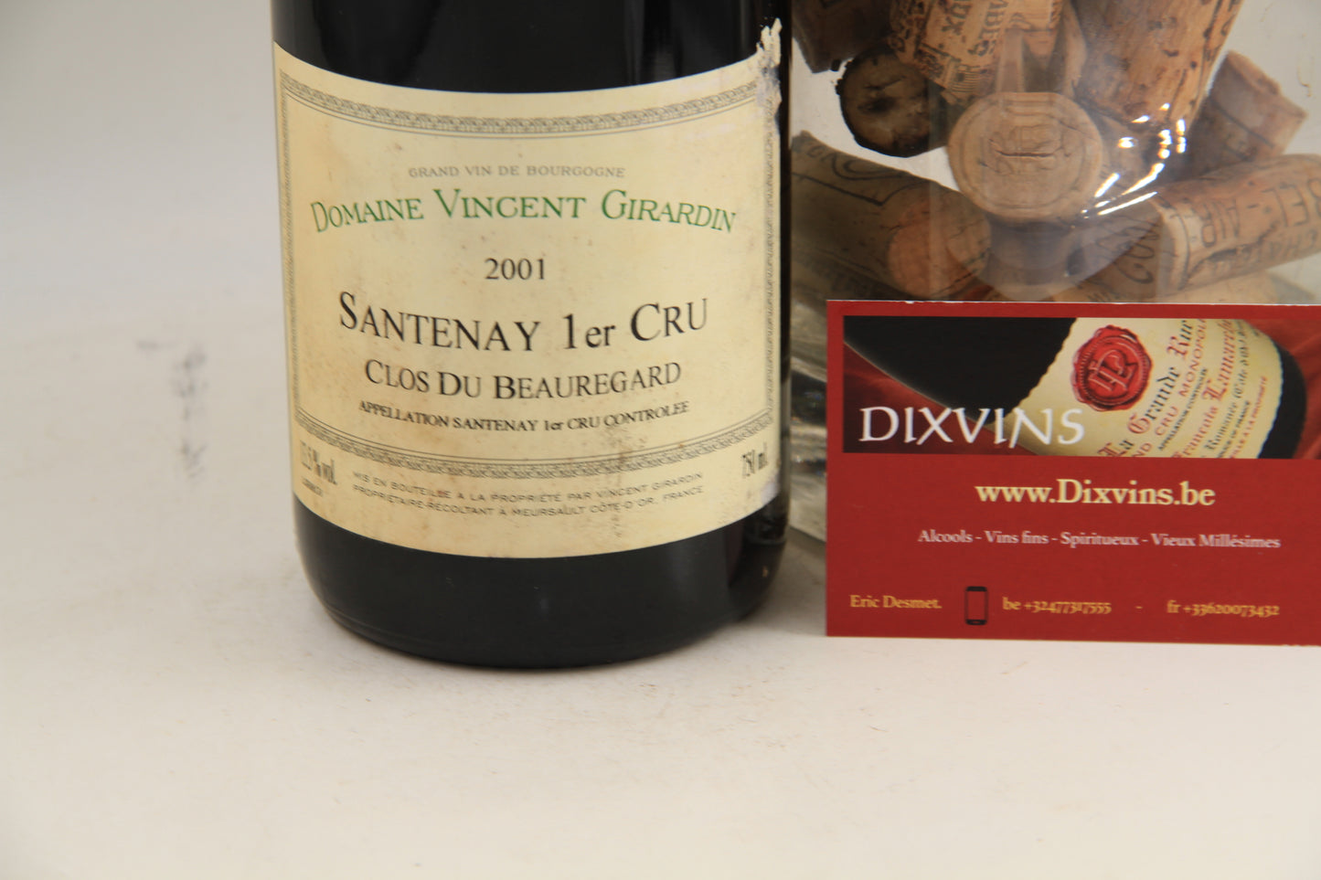 Santenay 1er Cru " Clos du Beauregard " ** 2001 ** Vincent Girardin - Eric-Dixvins