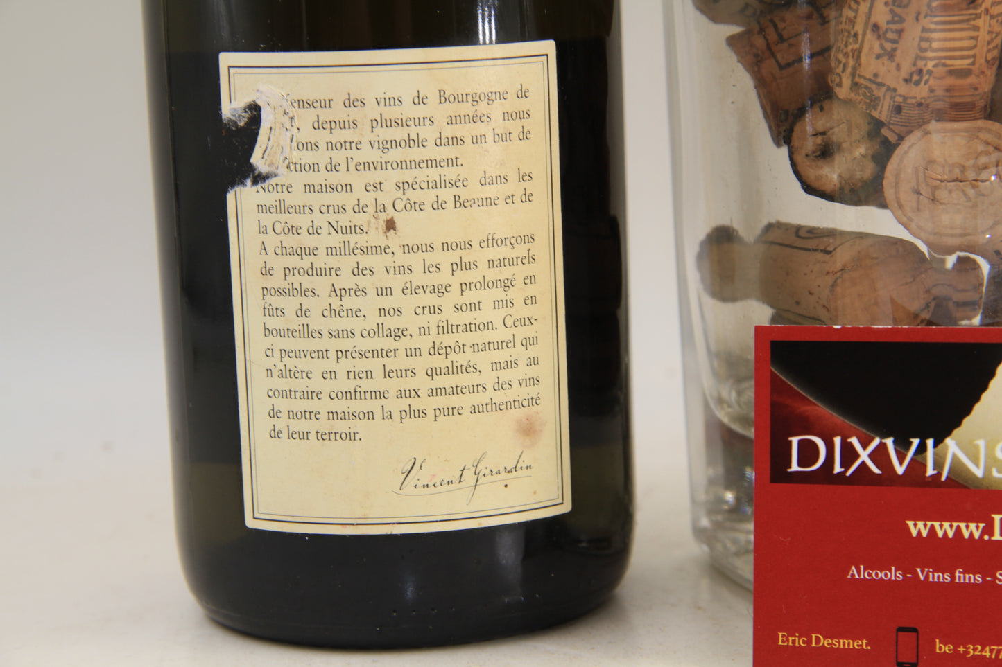 Santenay 1er Cru " Clos du Beauregard " ** 2001 ** Vincent Girardin - Eric-Dixvins