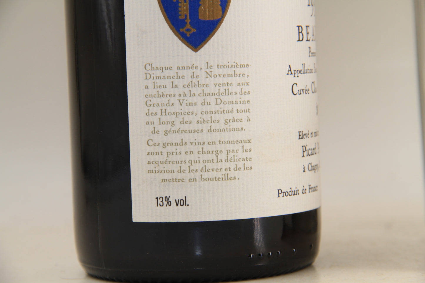 Beaune " Cuvée Clos des Avaux " 1er Cru ** 1995 ** Hospices de Beaune - Eric-Dixvins