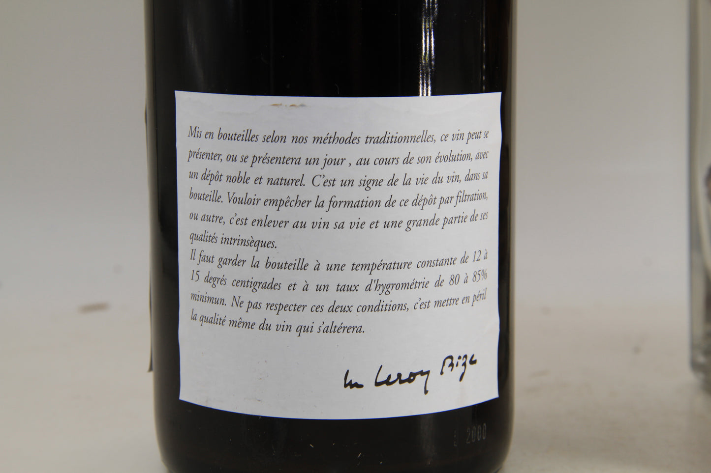 Bourgogne Leroy ** 2000 ** Hommage à l'an 2000 - Eric-Dixvins