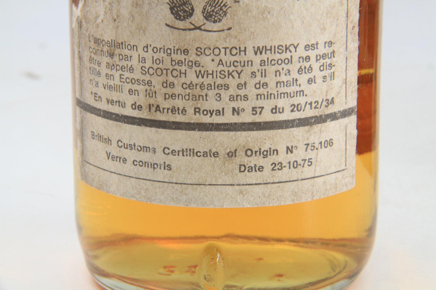 Whisky Dewars ** 1975 ** White Label 40% - Eric-Dixvins