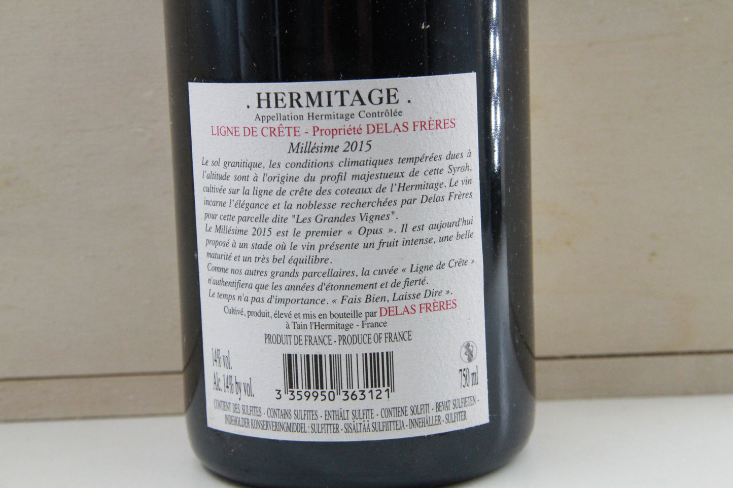 Coffret Hermitage "Ligne De Crête". ** 2015-2016-2017-2018 ** Delas - Eric-Dixvins