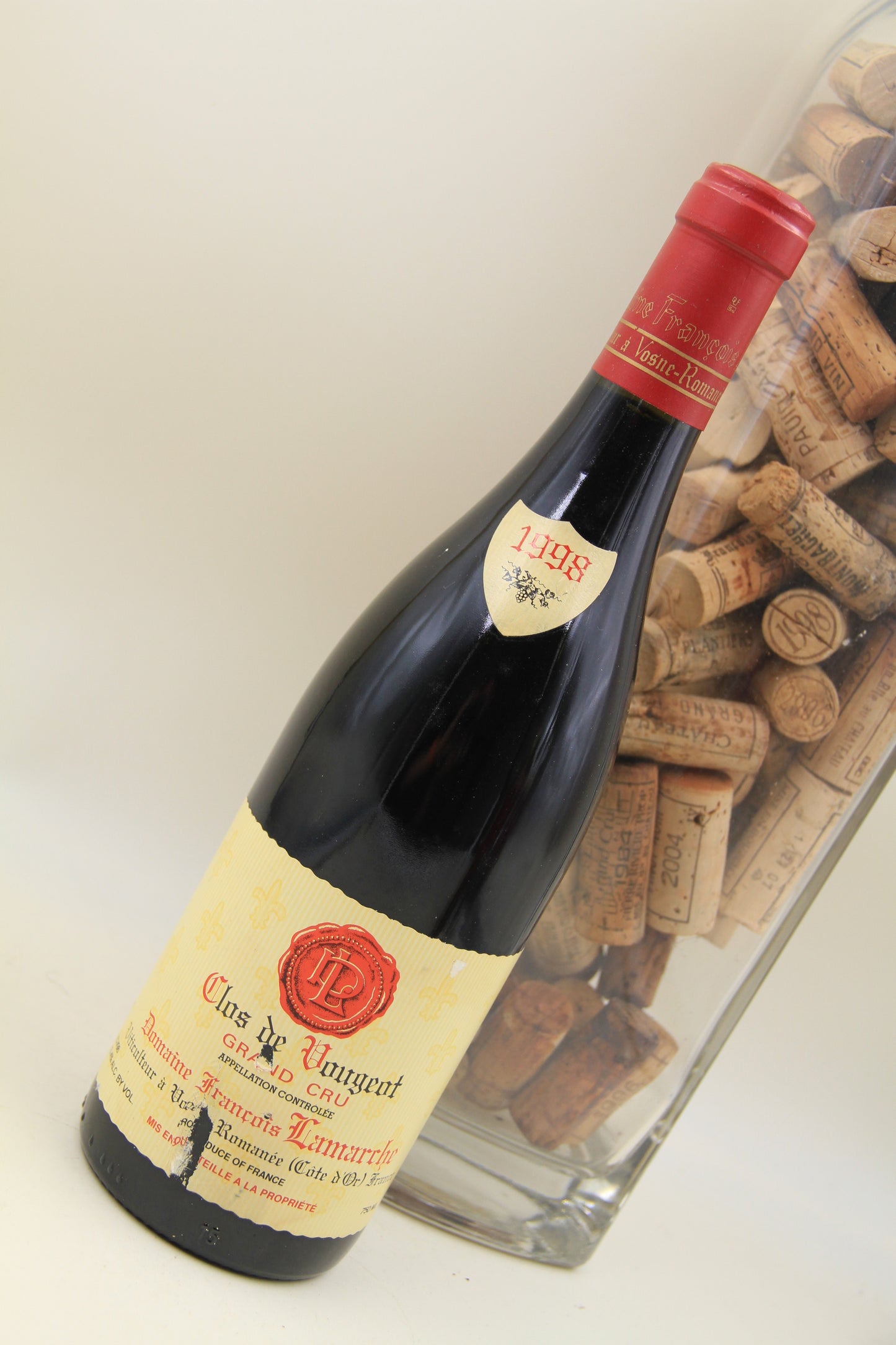 - Clos De Vougeot Grand Cru **1998 ** Francois Lamarche - Eric-Dixvins