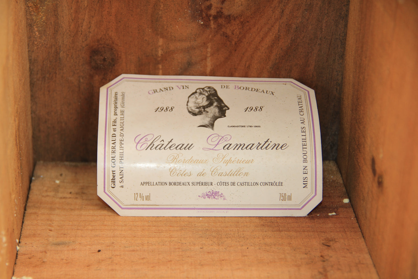 Chateau La Martine ** 1988 ** Jéroboam 5 Litres - Eric-Dixvins