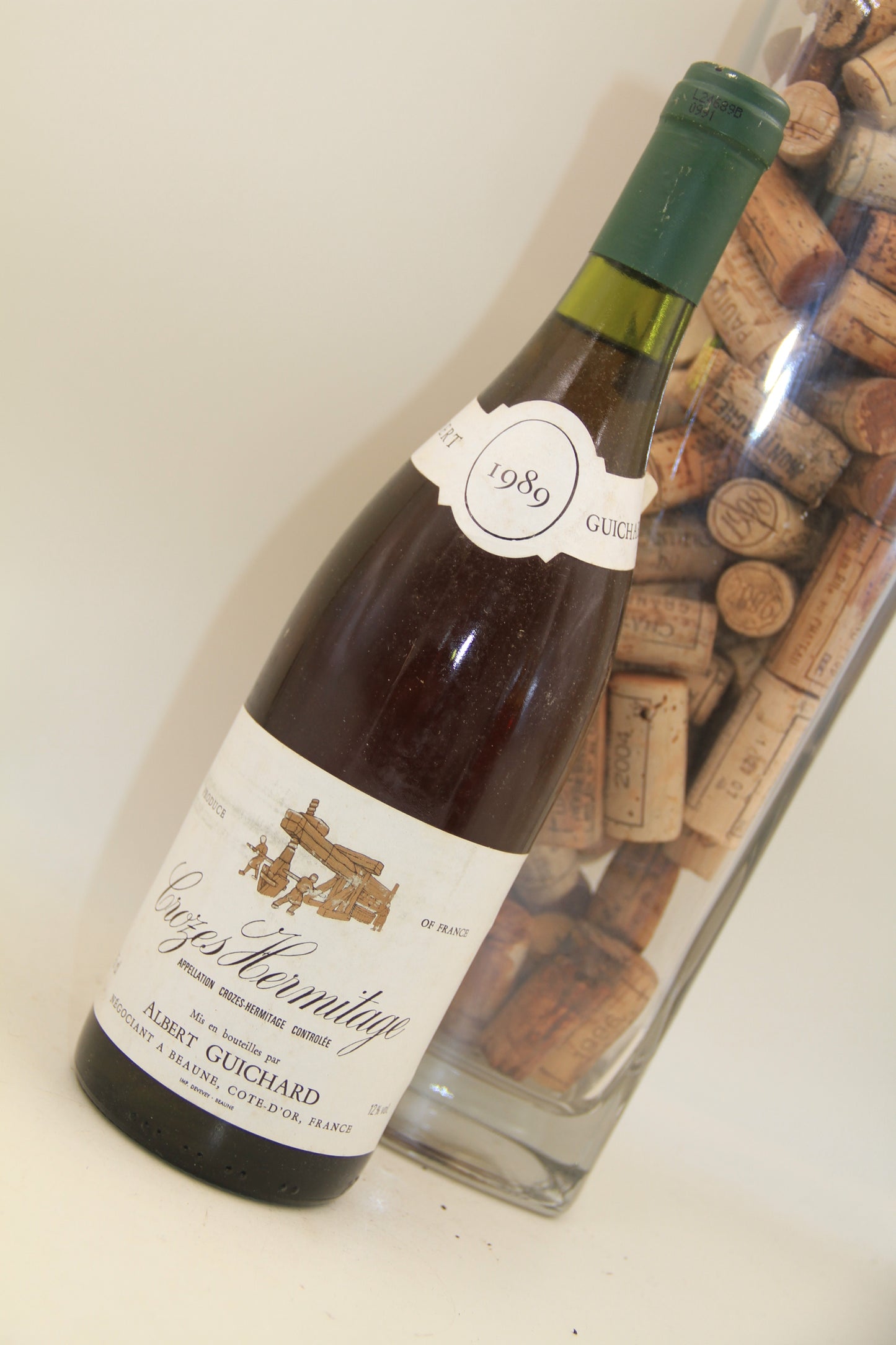 - Crozes-Hermitage **1989** Abert Guichard - Eric-Dixvins