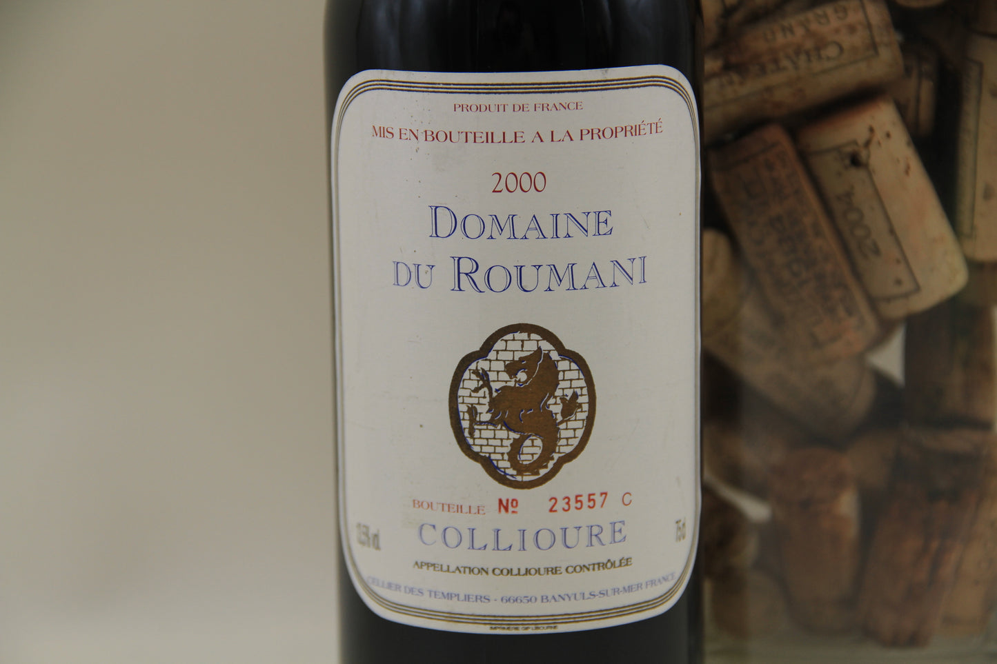 Collioure**2000** Domaine du Roumanie Cellier des Templiers - Eric-Dixvins