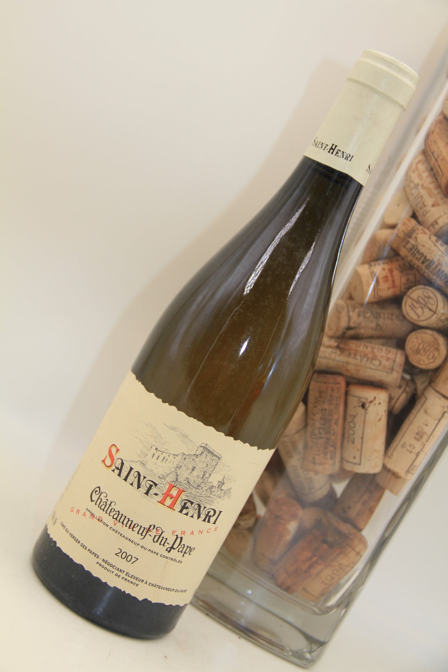 Chateauneuf du Pape " Saint Henri " **2007 ** cave du Verger des Papes - Eric-Dixvins